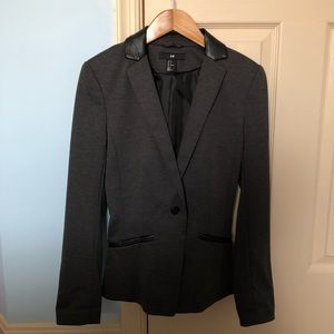 H&M GRAY BLAZER